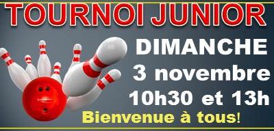 Quilles Mont-Joli sera l’hôte du 1er tournoi régional JUNIOR de la saison!
