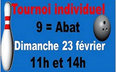 Tournoi INDIVIDUEL 9= Abat